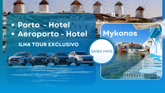 Transfer Privativo em Mykonos: Do Aeroporto ou Porto ao Seu Hotel com Conforto